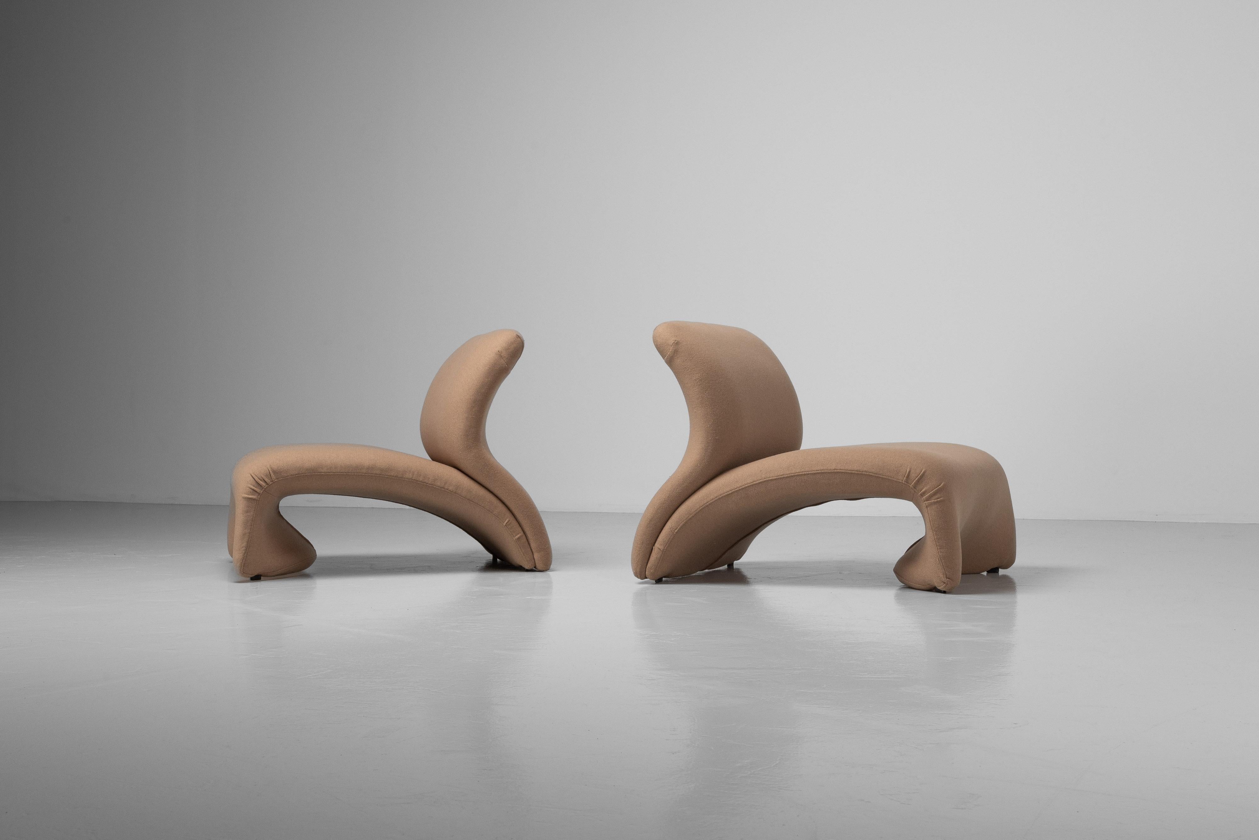 Milieu du XXe siècle Kwok Hoi Chan Chaises longues Kaïdo Steiner France 1968 en vente