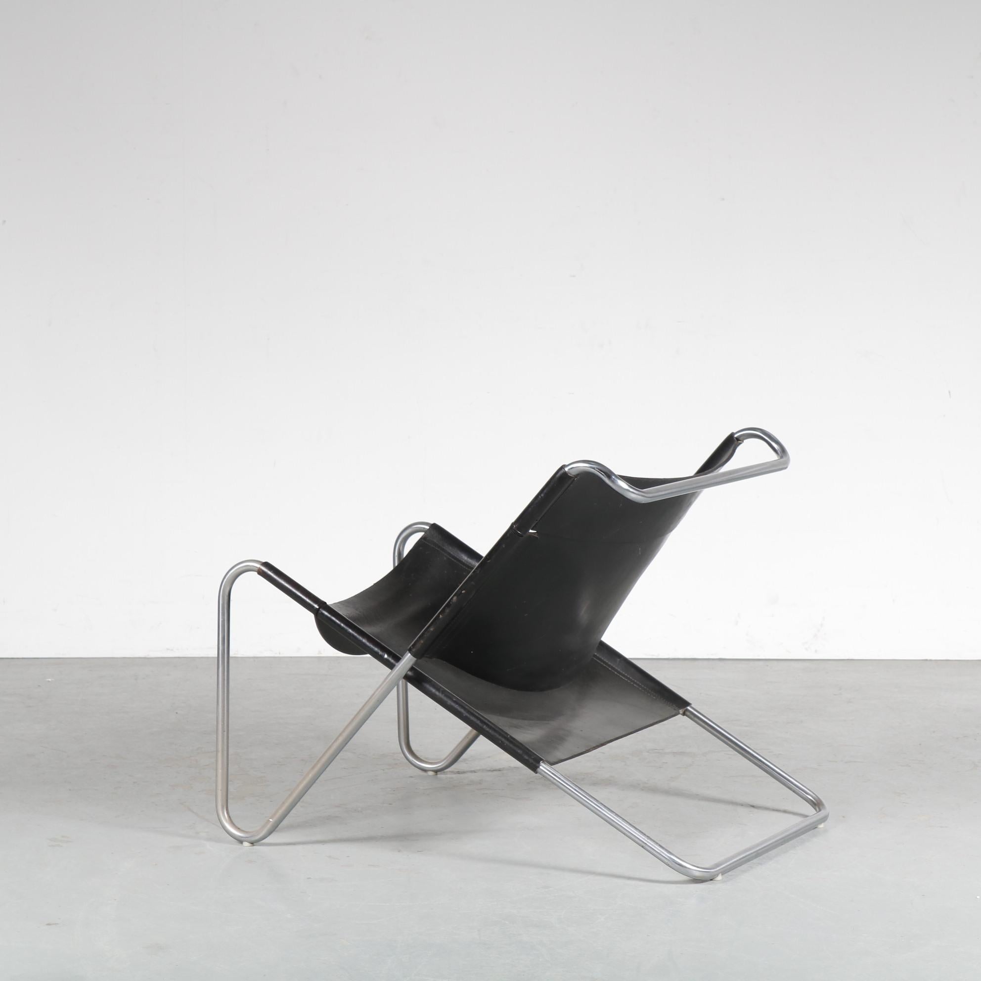 Metal Kwok Hoi Chan Lounge Chair for Spectrum, Netherlands 1970