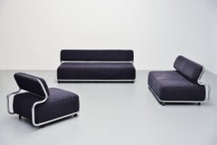 Kwok Hoi Chan Sofa Set 't Spectrum, Holland, 1973