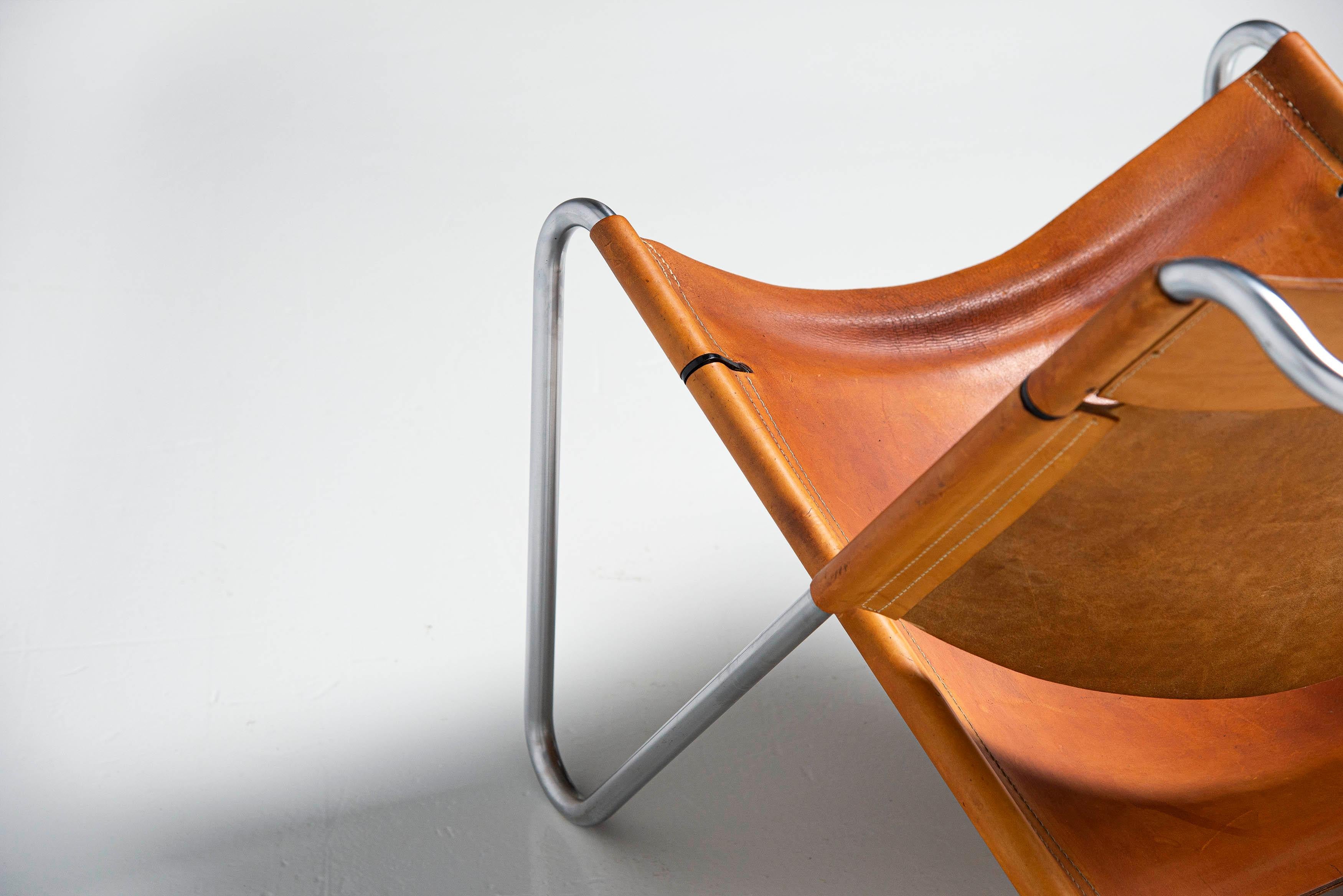 Stainless Steel Kwok Hoi Chan Lounge Chair 't Spectrum Holland, 1973