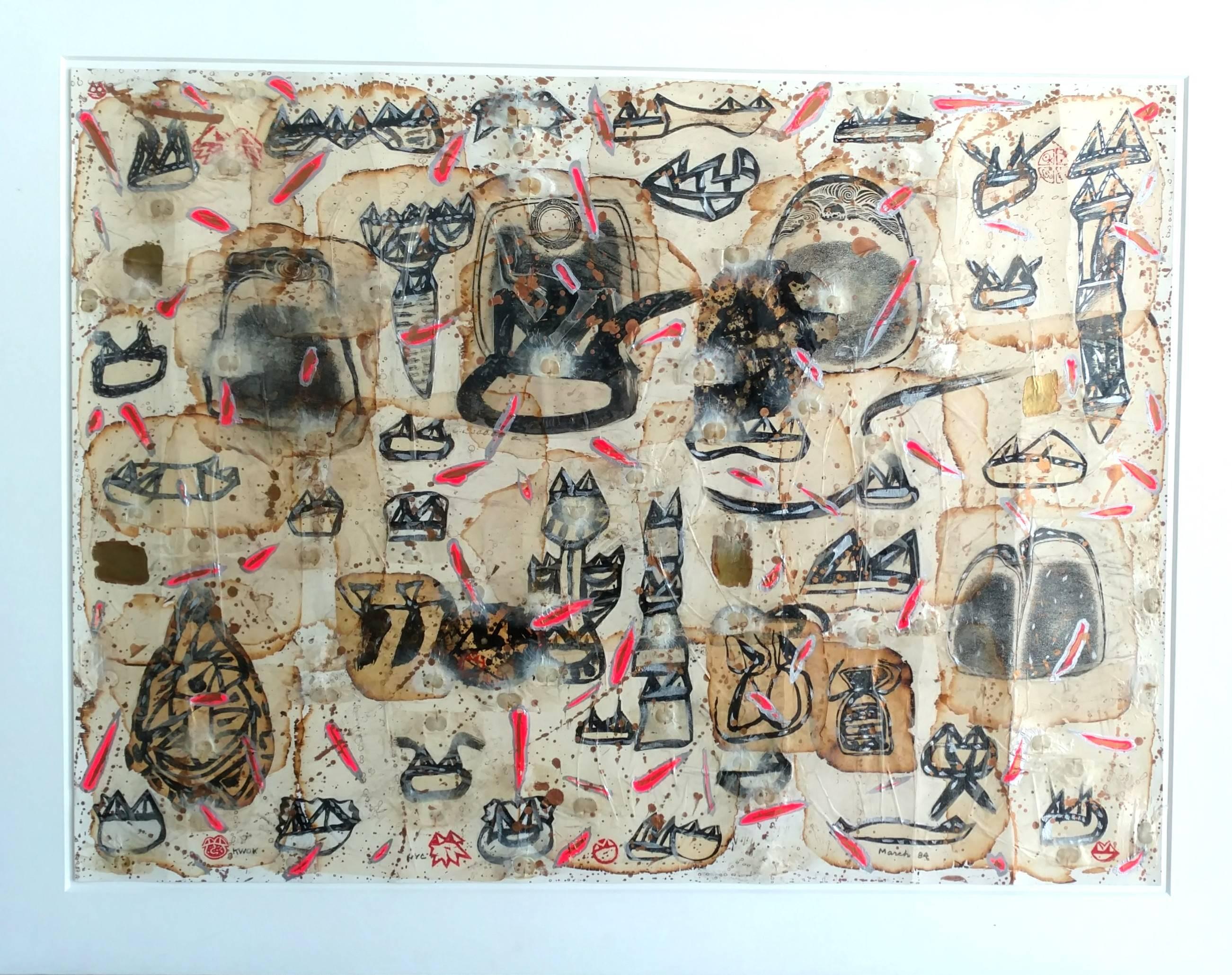Filipino Fire von Frog King Kwok (Hongkong, geboren 1947)
Der wohl produktivste Performance-Künstler Hongkongs, Froschkönig Kwok (Kwok Mang Ho), verwischt in seiner allgegenwärtigen künstlerischen Persona 