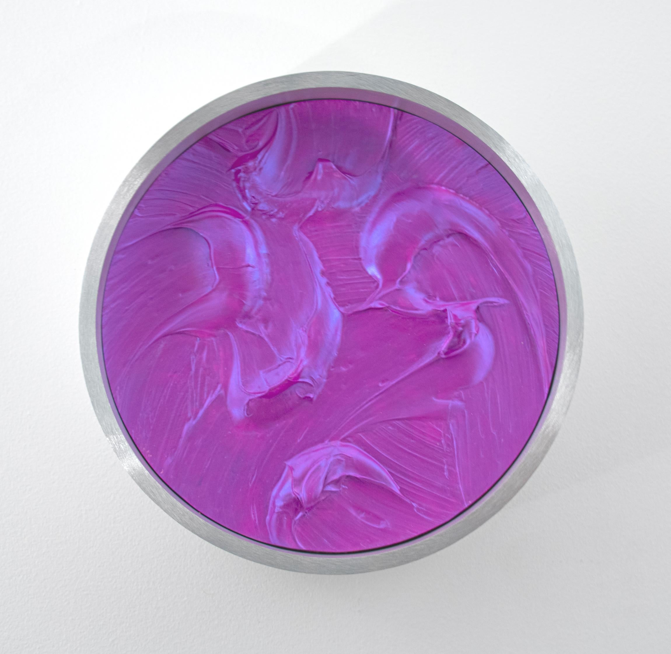 Perlglanzwelle - Rosa – Mixed Media Art von KX2: Ruth Avra + Dana Kleinman