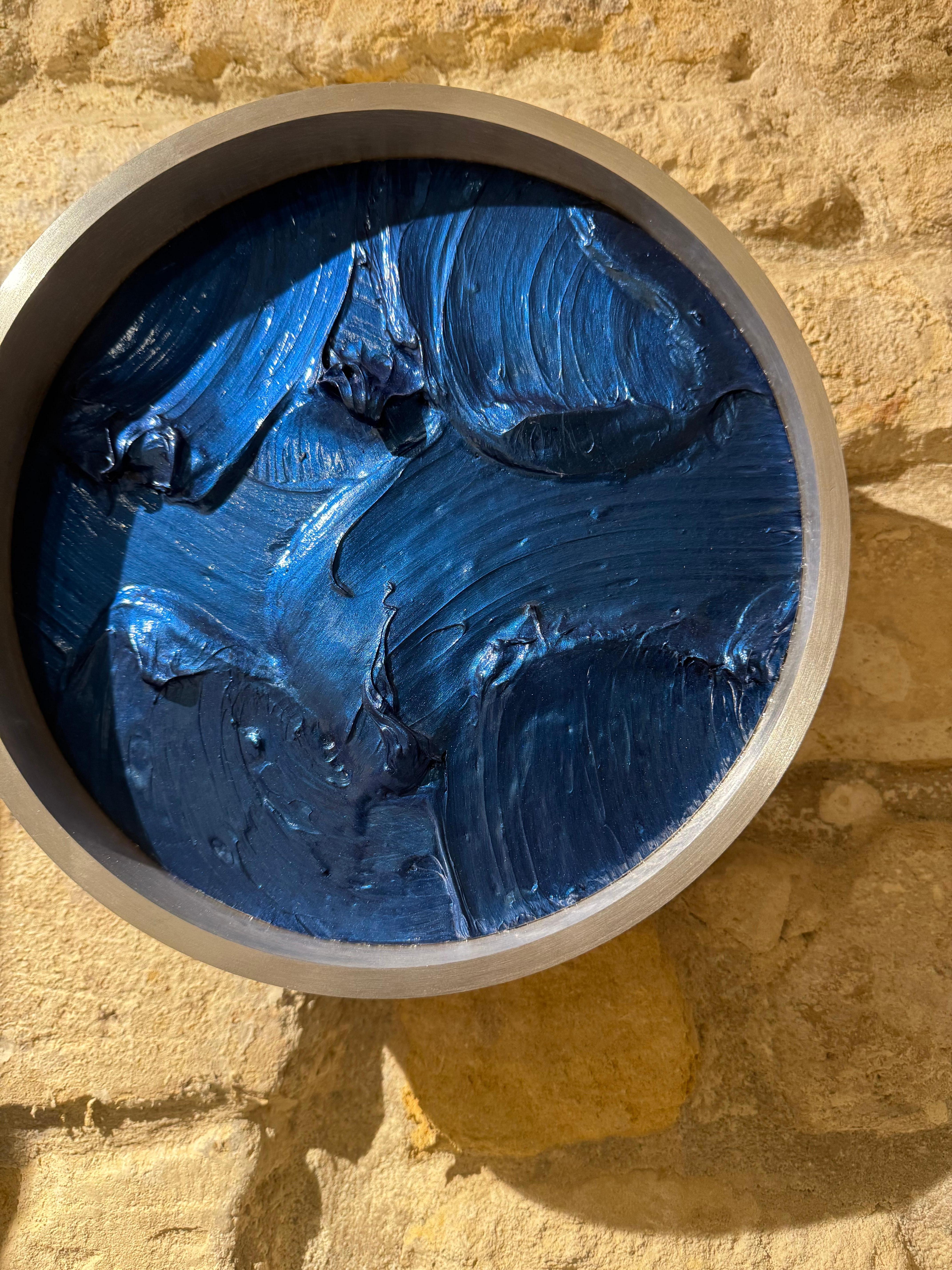 Pearlescent Wave - Teal Blue For Sale 3