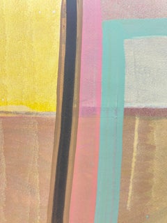 "Horizon Line" 2025 acrylic on watercolor paper