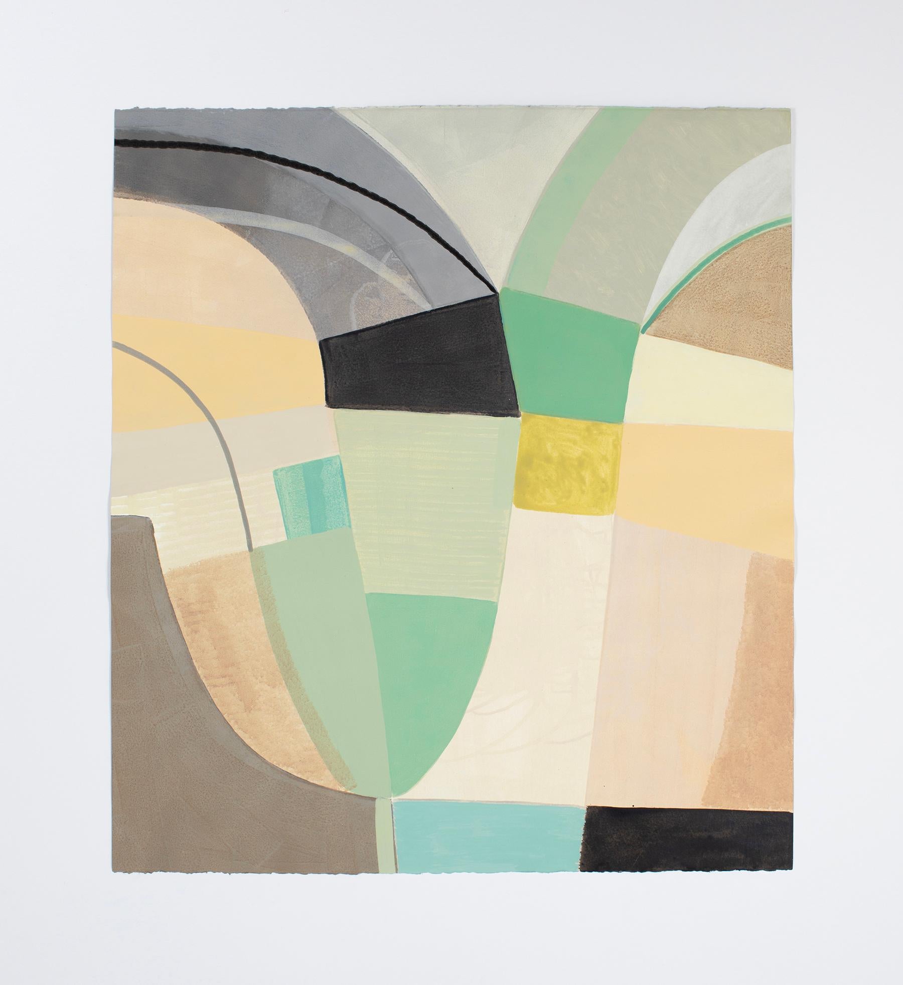 Ky Anderson „Fallen Parts 24,1“ 2024 Acryl auf Papier im Angebot 1