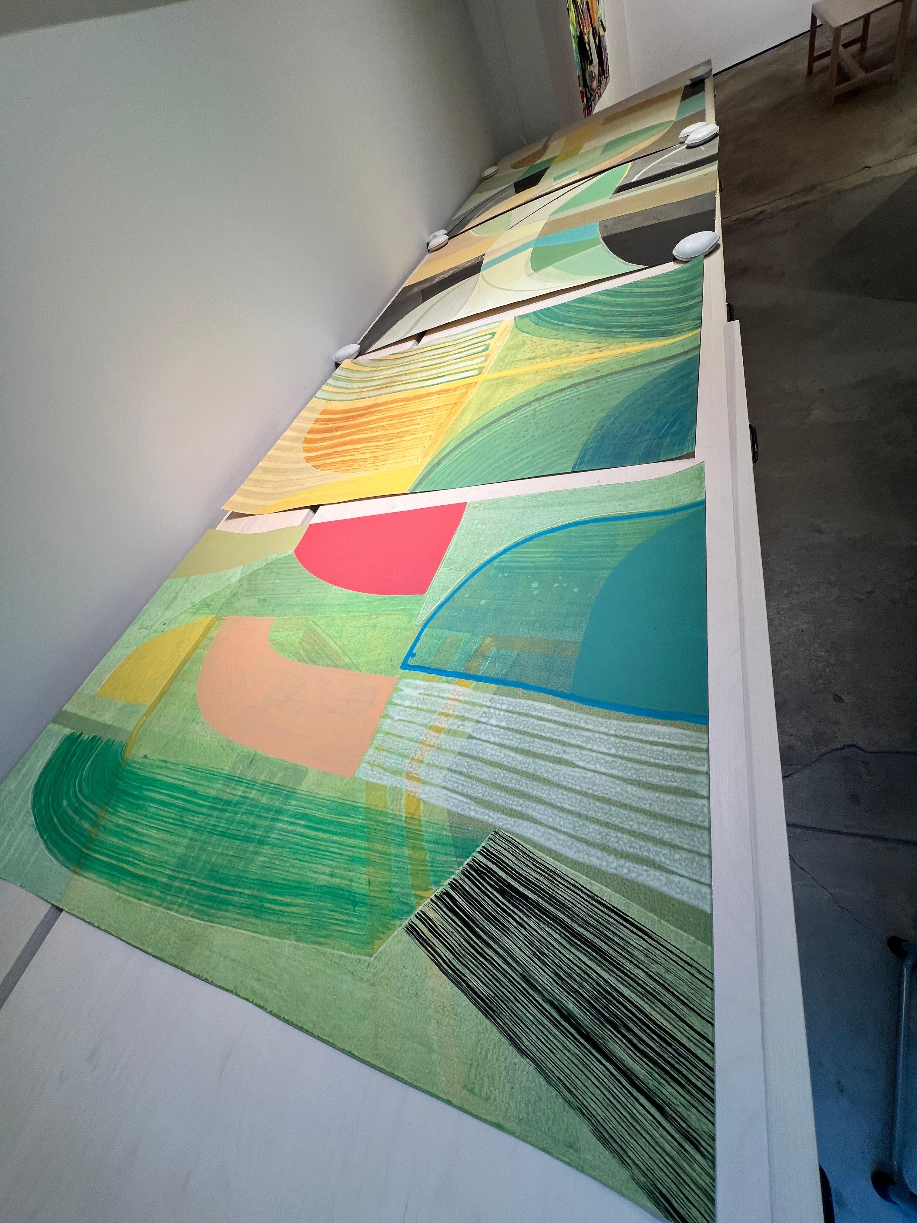 Ky Anderson „Fallen Parts 24,1“ 2024 Acryl auf Papier im Angebot 5