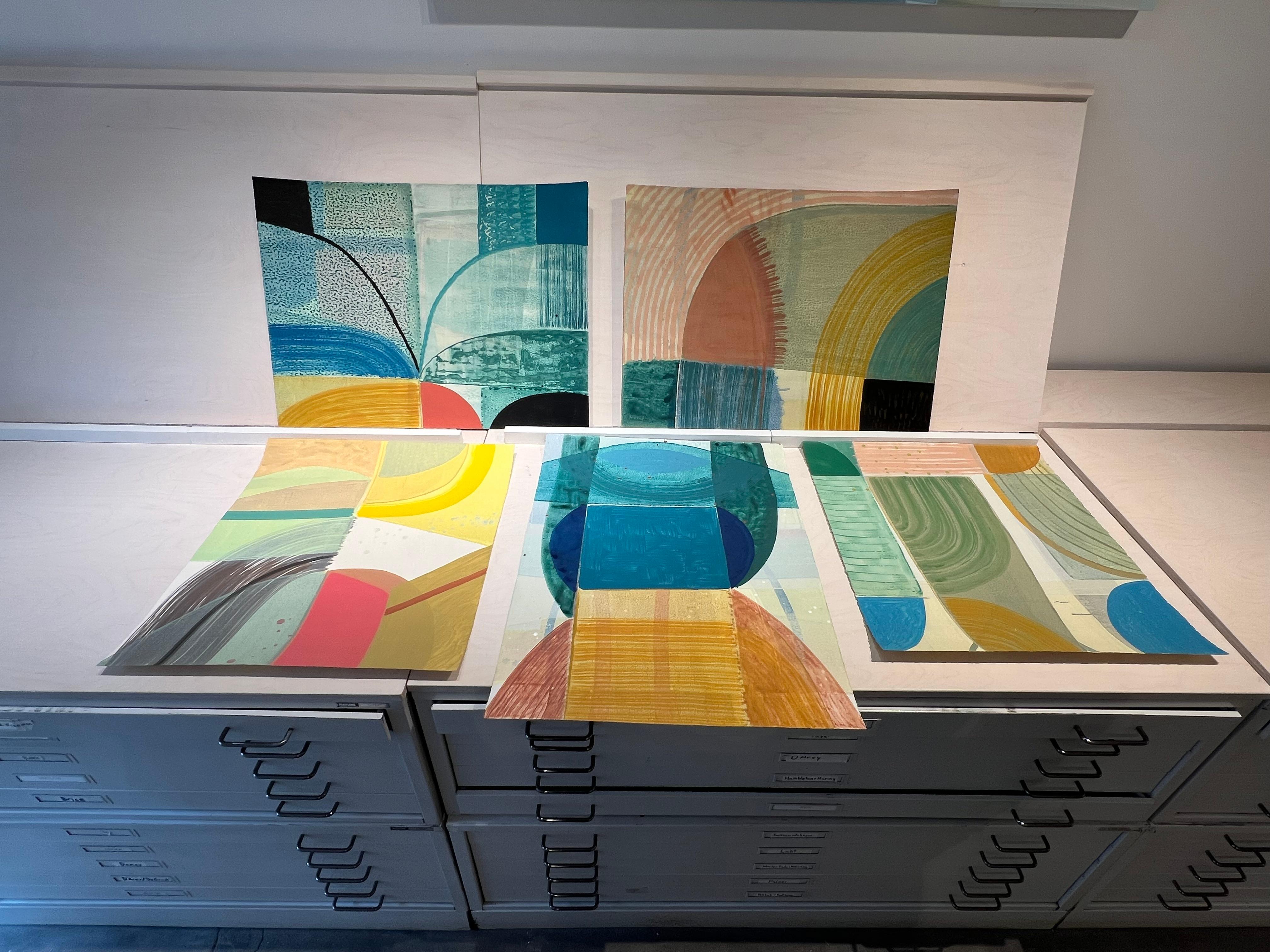 Ky Anderson Lift 2024 Acrylique sur papier en vente 5