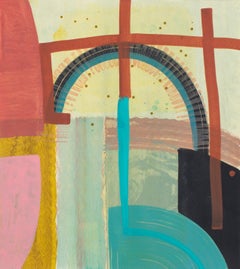 Ky Anderson "El sol cambia 24.17" Acrílico sobre papel