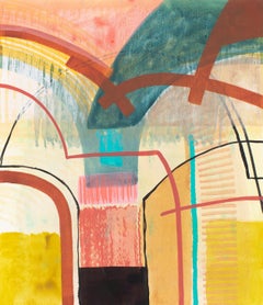 Ky Anderson "El sol cambia 24.8" Acrílico sobre papel