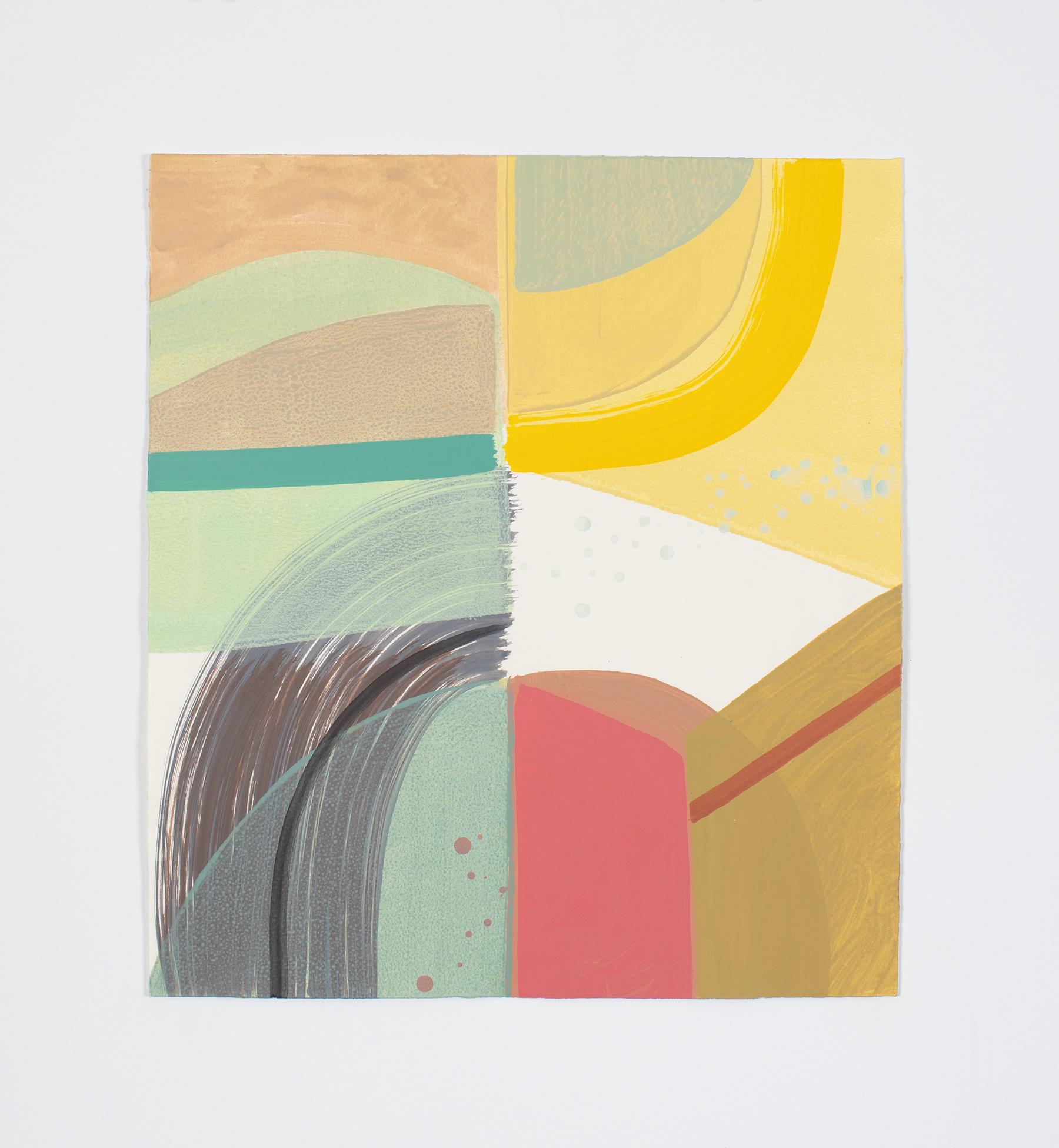 Ky Anderson „Swish“ 2024 Acryl auf Papier im Angebot 1