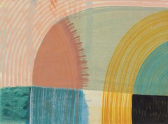 Ky Anderson "Windy Mountains" 2024 Acrilico su carta