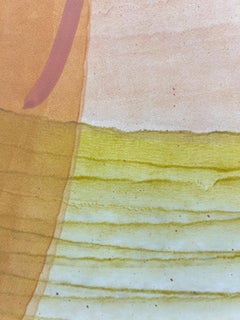 "Seedling 25.5" 2025 acrylic on watercolor paper