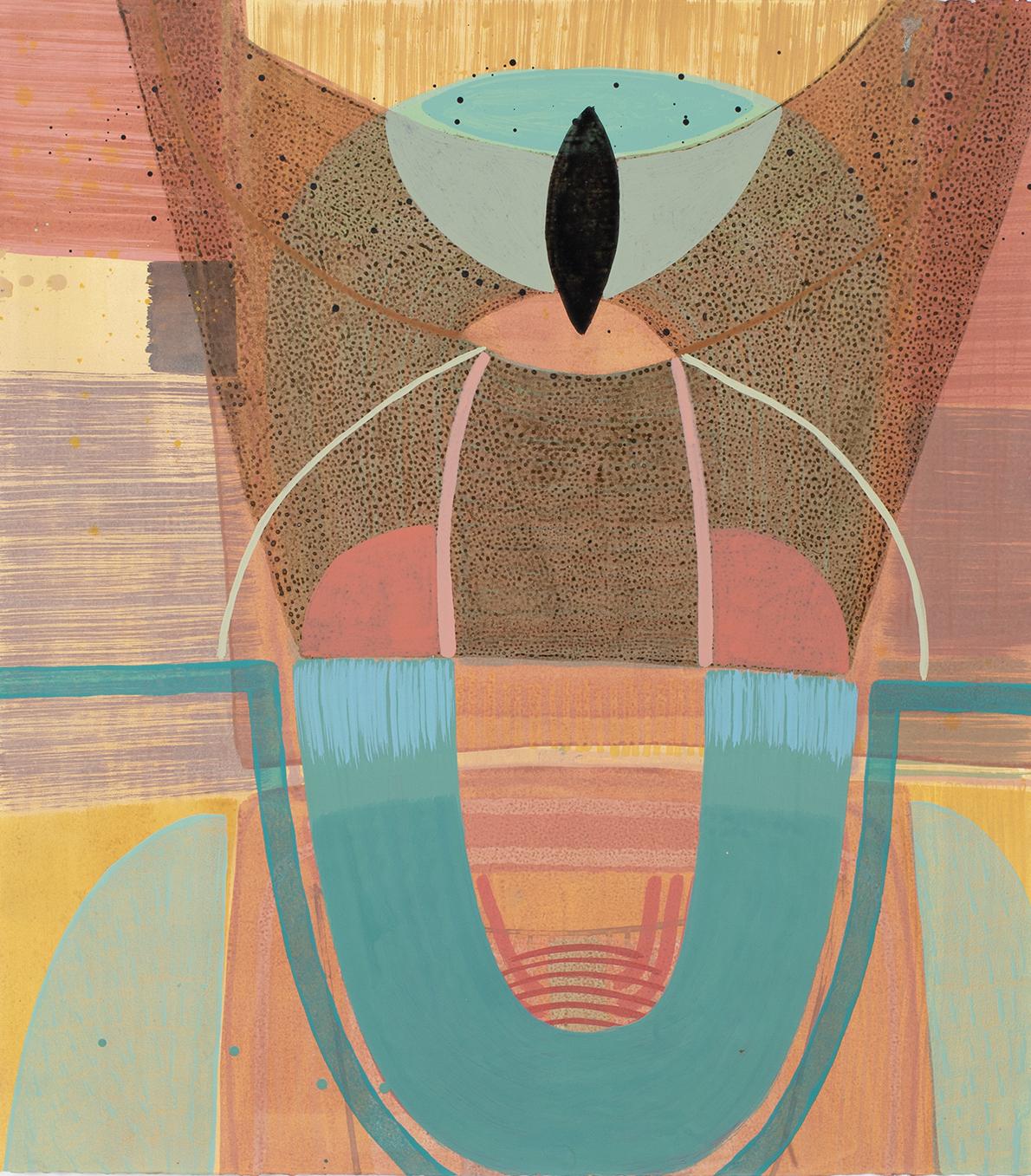 Ky Anderson Abstract Painting - The Clown