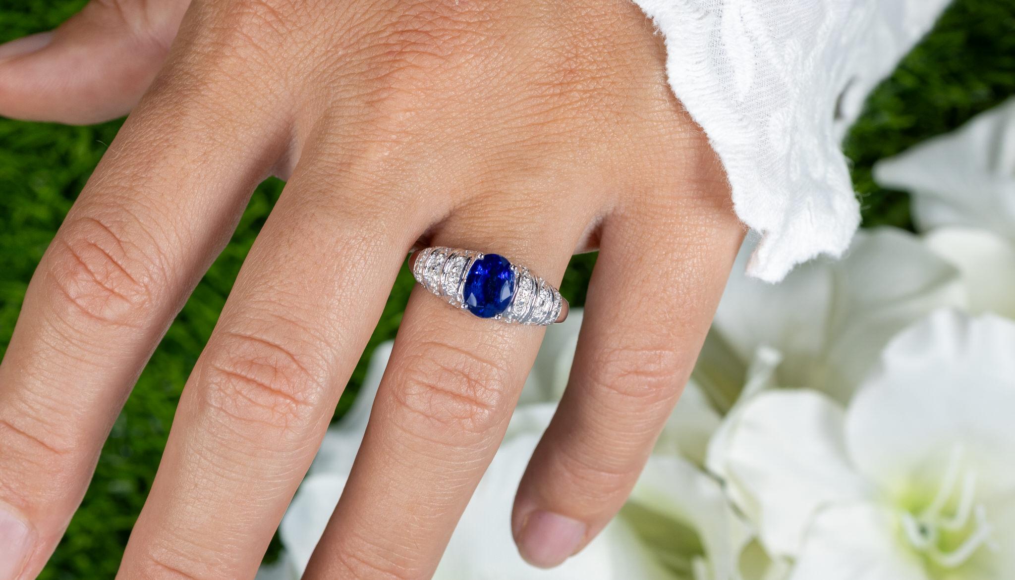 It comes with the Gemological Appraisal by GIA GG/AJP
All gemstones are natural
Kyanite = 1.39 Carats
Metal: Rhodium Plated Sterling Silver
Ring Size: 7 US
Resizing is available upon request