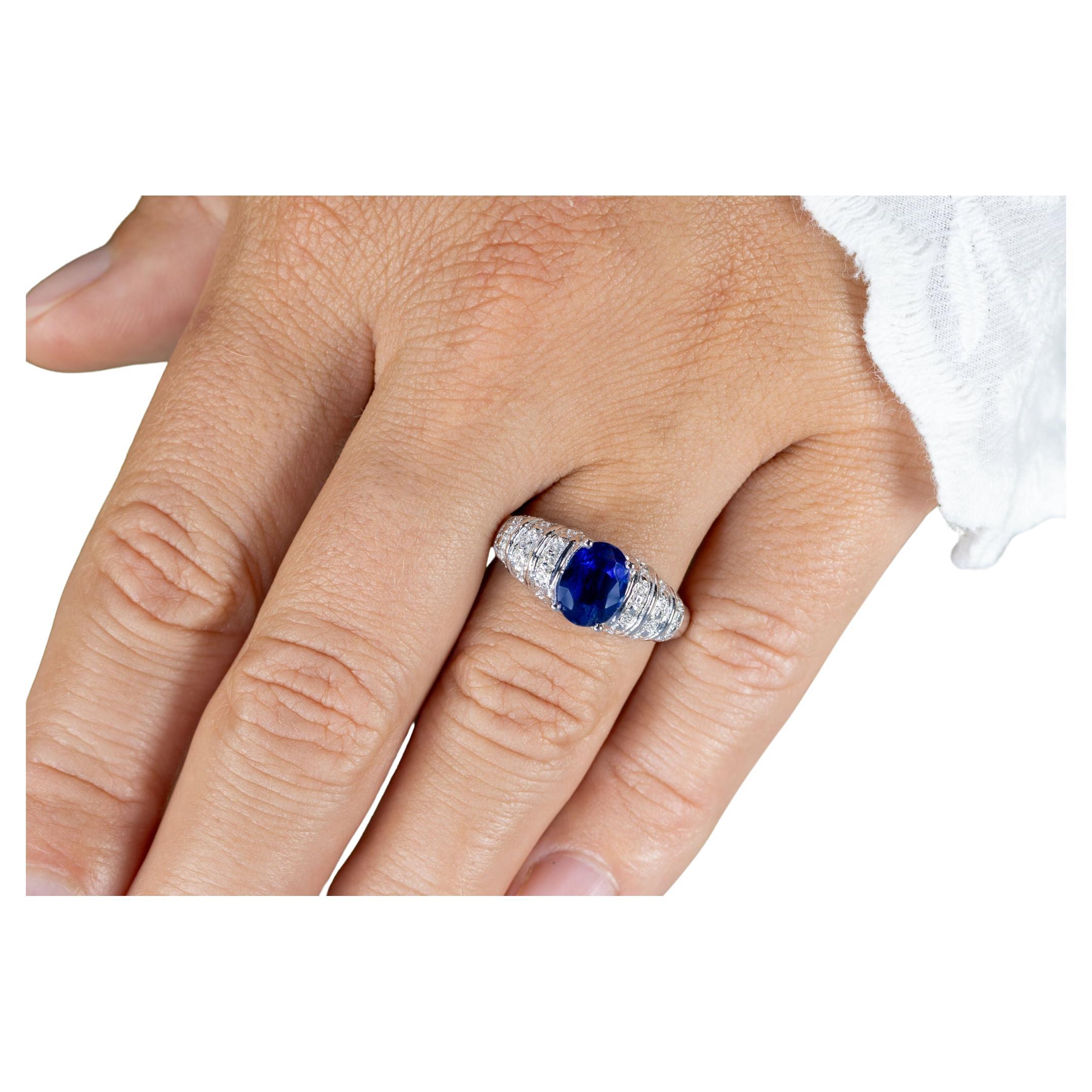 Kyanite Ring 1.39 Carats Sterling Silver
