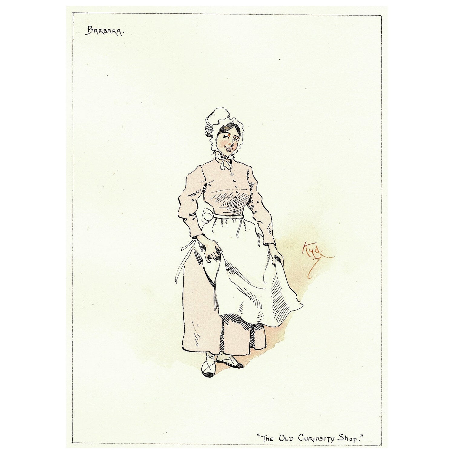 (KYD) - DICKENS - Barbara (da La vecchia bottega di curiosità) - SCHEDA ORIGINALE