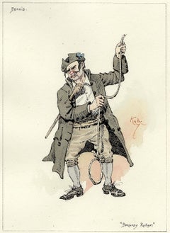 (KYD) - DICKENS - Dennis (from Barnaby Rudge) - ORIGINAL SKETCH
