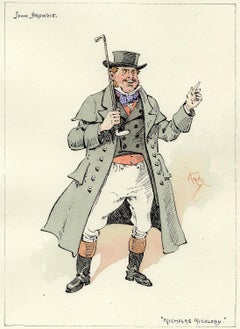 (KYD) - DICKENS - John Browdie (from Nicholas Nickleby) - ORIGINAL SKETCH