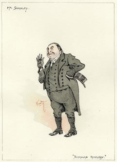 (KYD) - DICKENS - Mr. Snawley (from Nicholas Nickleby) - ORIGINAL SKETCH