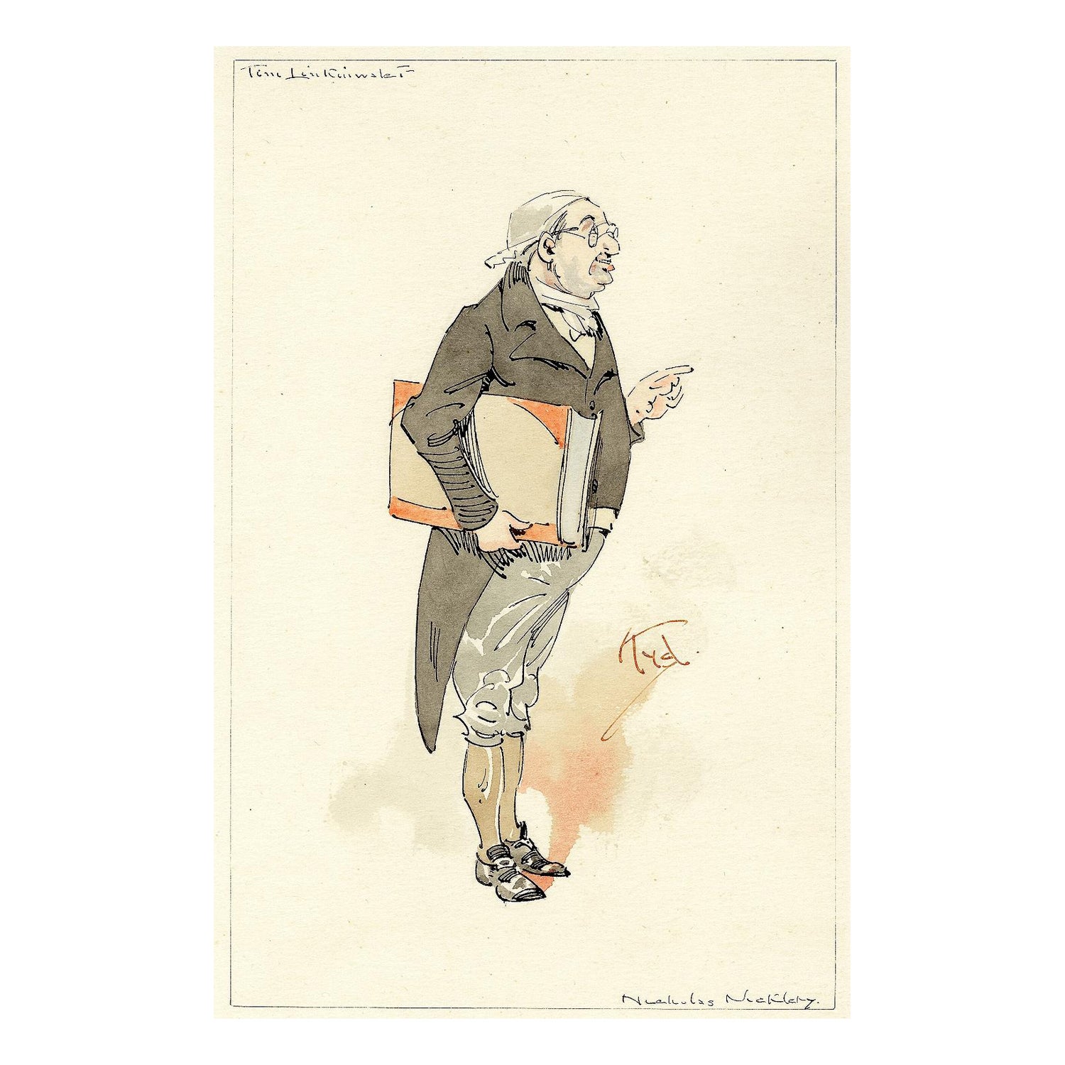(KYD) - DICKENS - Tim Linkinwater (da Nicholas Nickleby) - SCHEDA ORIGINALE