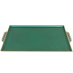 Kyes of Pasadena Moire Glaze Tray