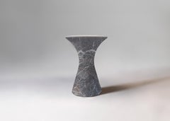 Kyknos Contemporary Honed Marble Stool by Angelo Alinea