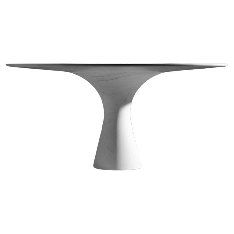 Kyknos Refined Contemporary Marble Dining Table 250/75 For Sale