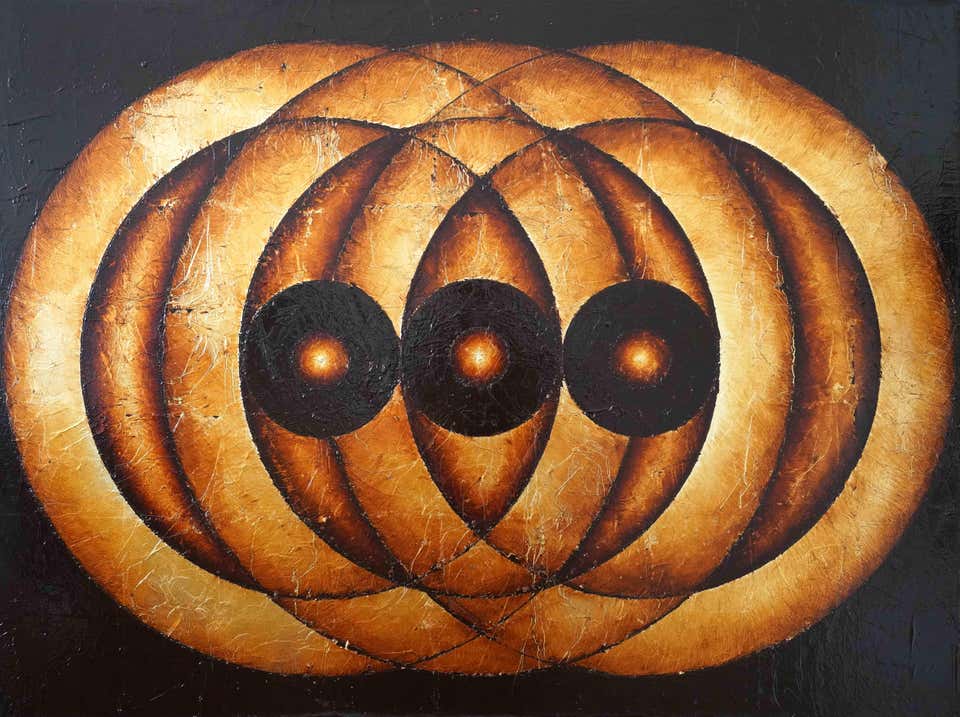 Paul Reed - Orange Circle For Sale at 1stDibs | paul reed art, paul ...