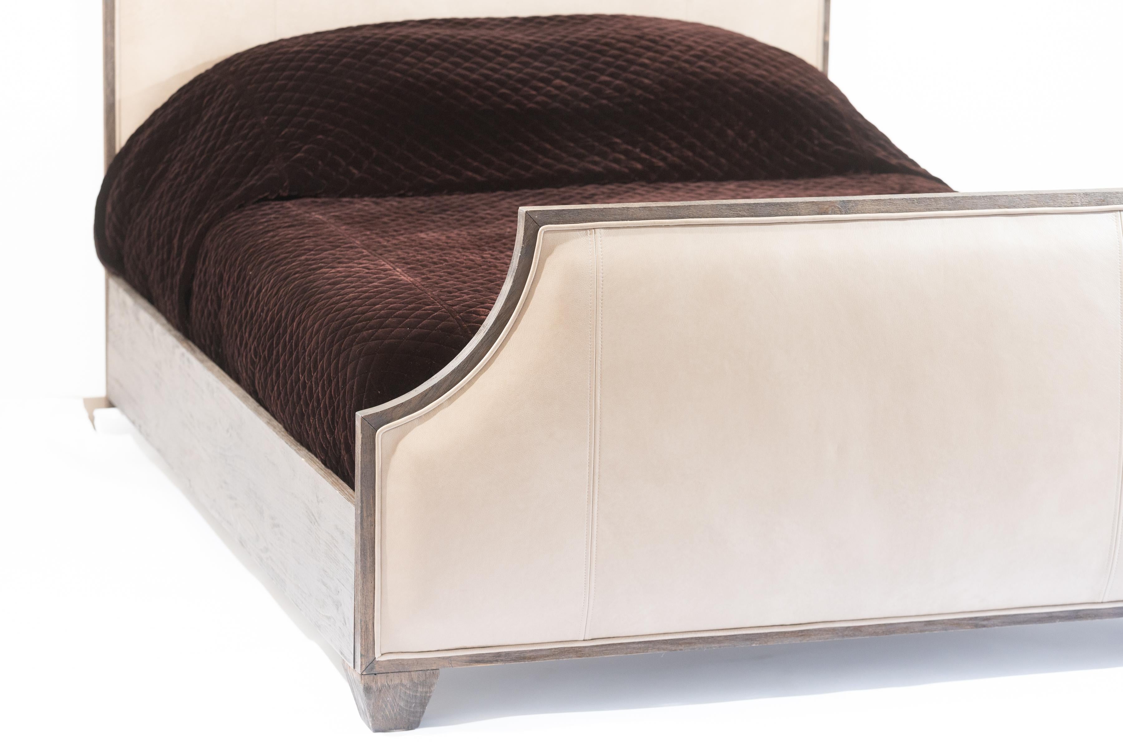 Wood Kyle Bed, Queen Non-Custom For Sale