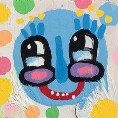 "The Investment Bankers Had a Party" - Street Folk Art Painting - Willie Jinks