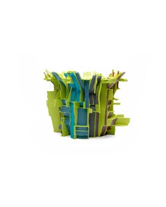 "B2Y Espectro Lazo Dispersión", Contemporáneo, Color, Porcelana, Escultura