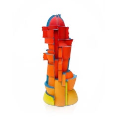 "Y2R" Stack, Contemporary, Ceramic, Sculpture, Colored Porcelain, Abstract