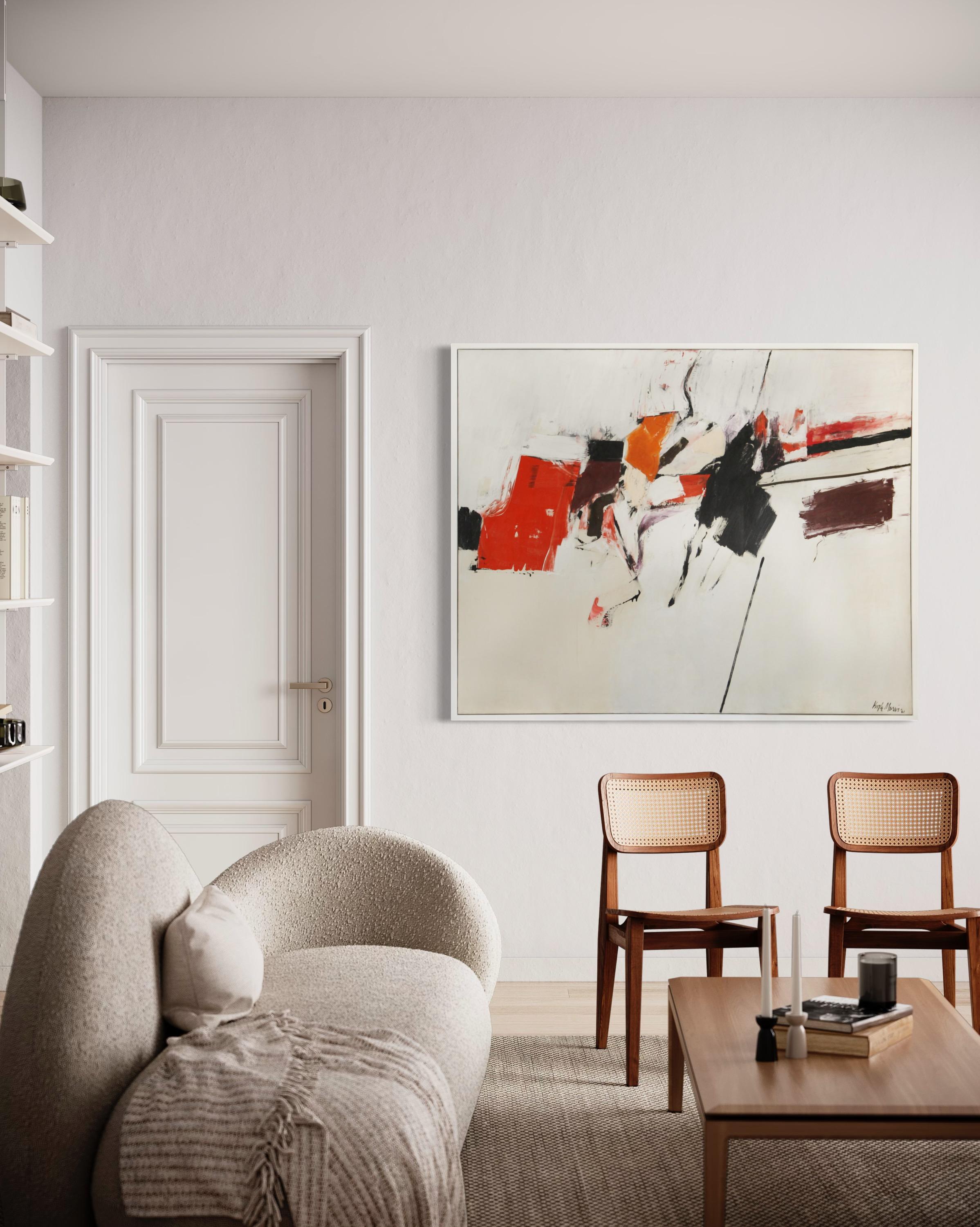 10. April 1961 (Grau), Abstract Painting, von Kyle Morris