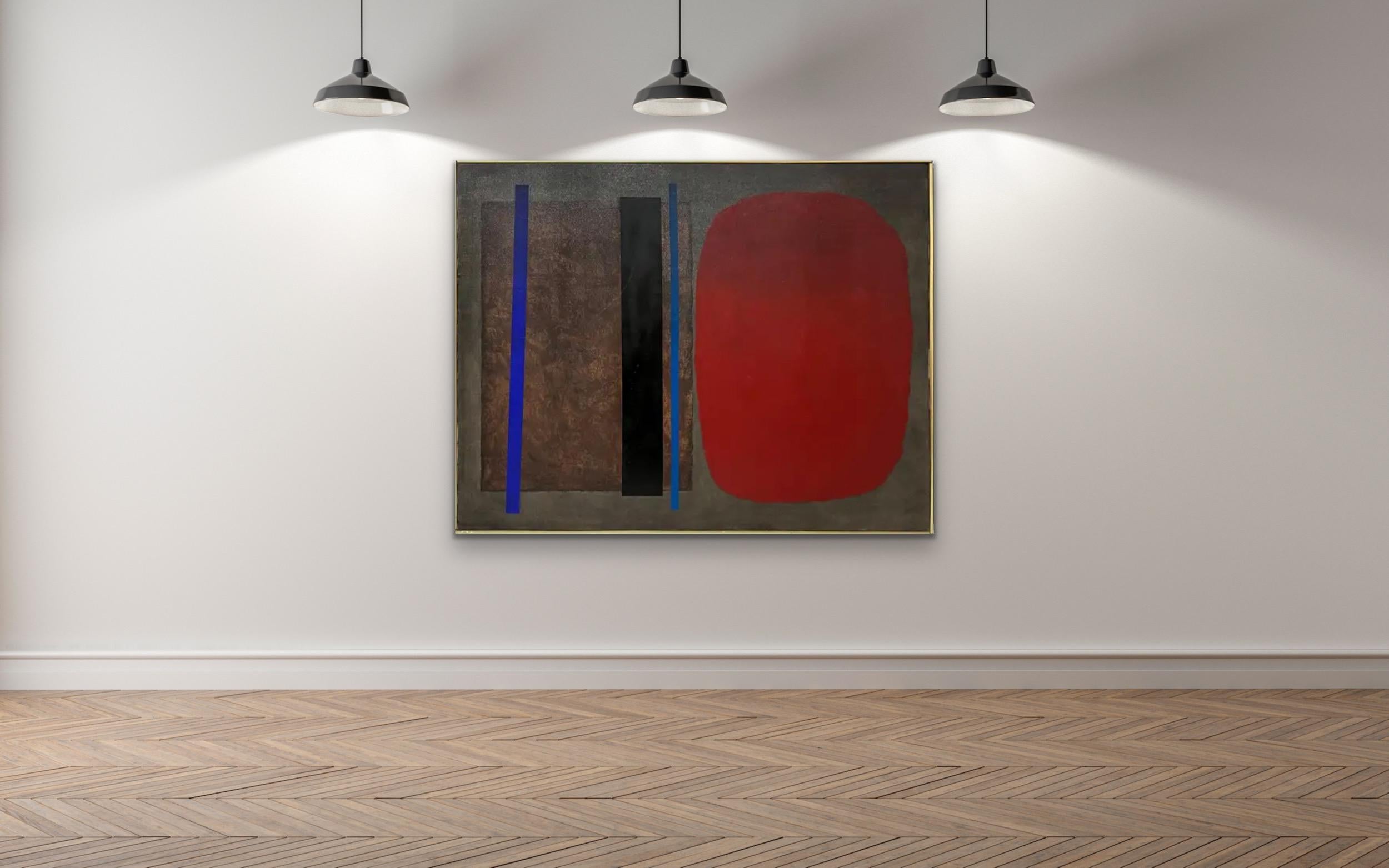 Fall-Winter Series 64 No. 15 - Large abstract oil on canvas 1964 For Sale 1