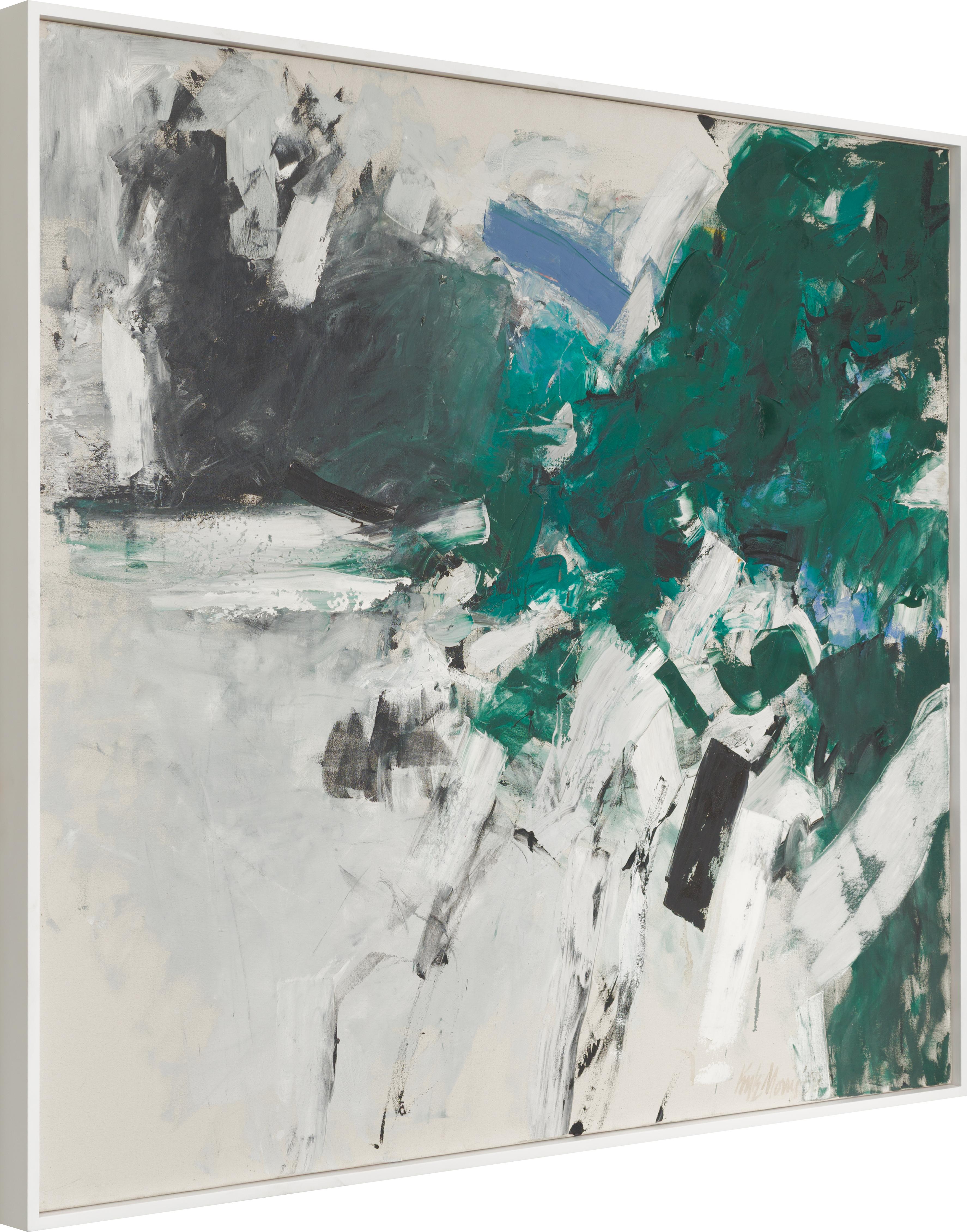 Green Burst - Abstract Expressionist Painting by Kyle Morris