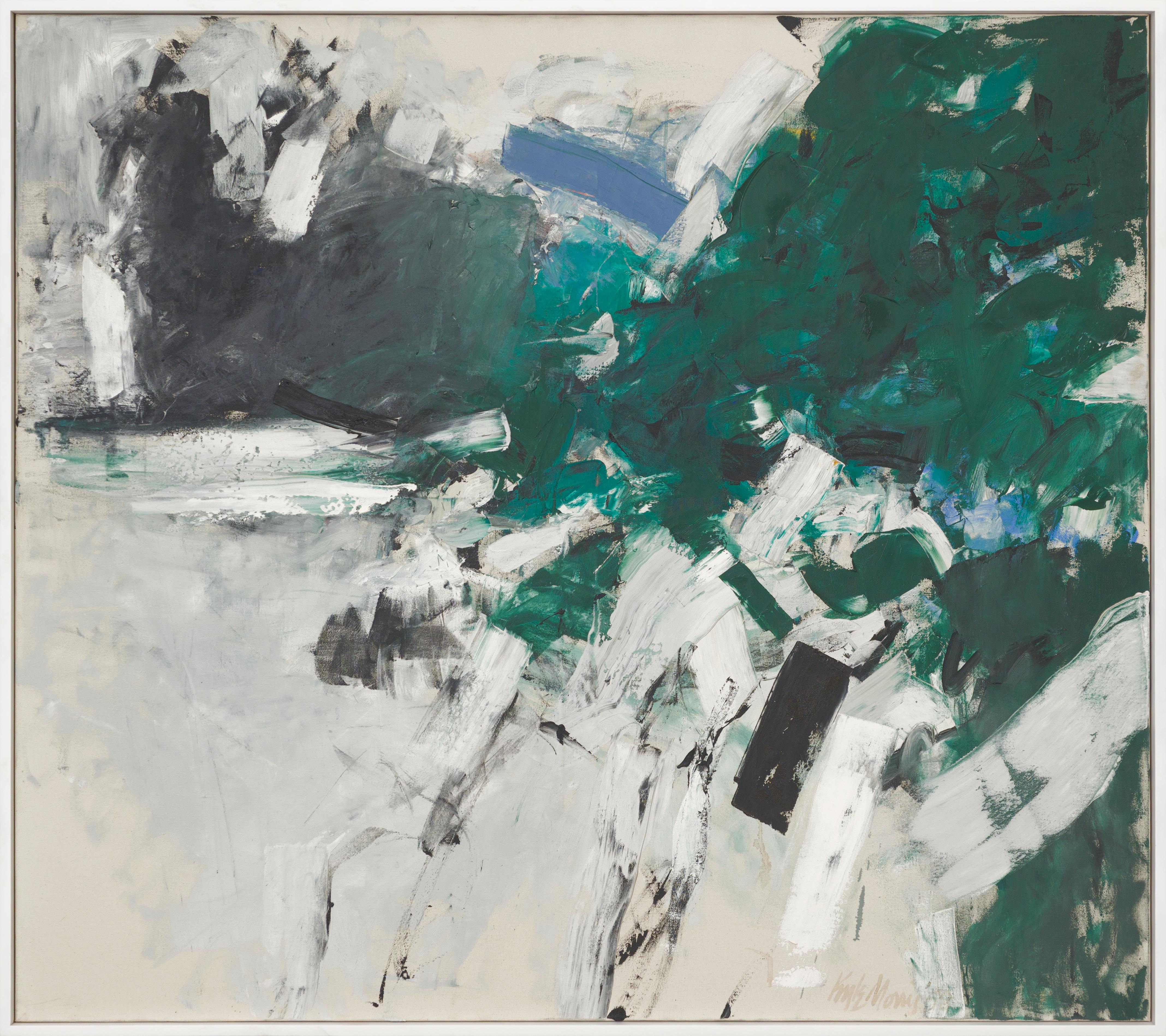 Kyle Morris Abstract Painting - Green Burst