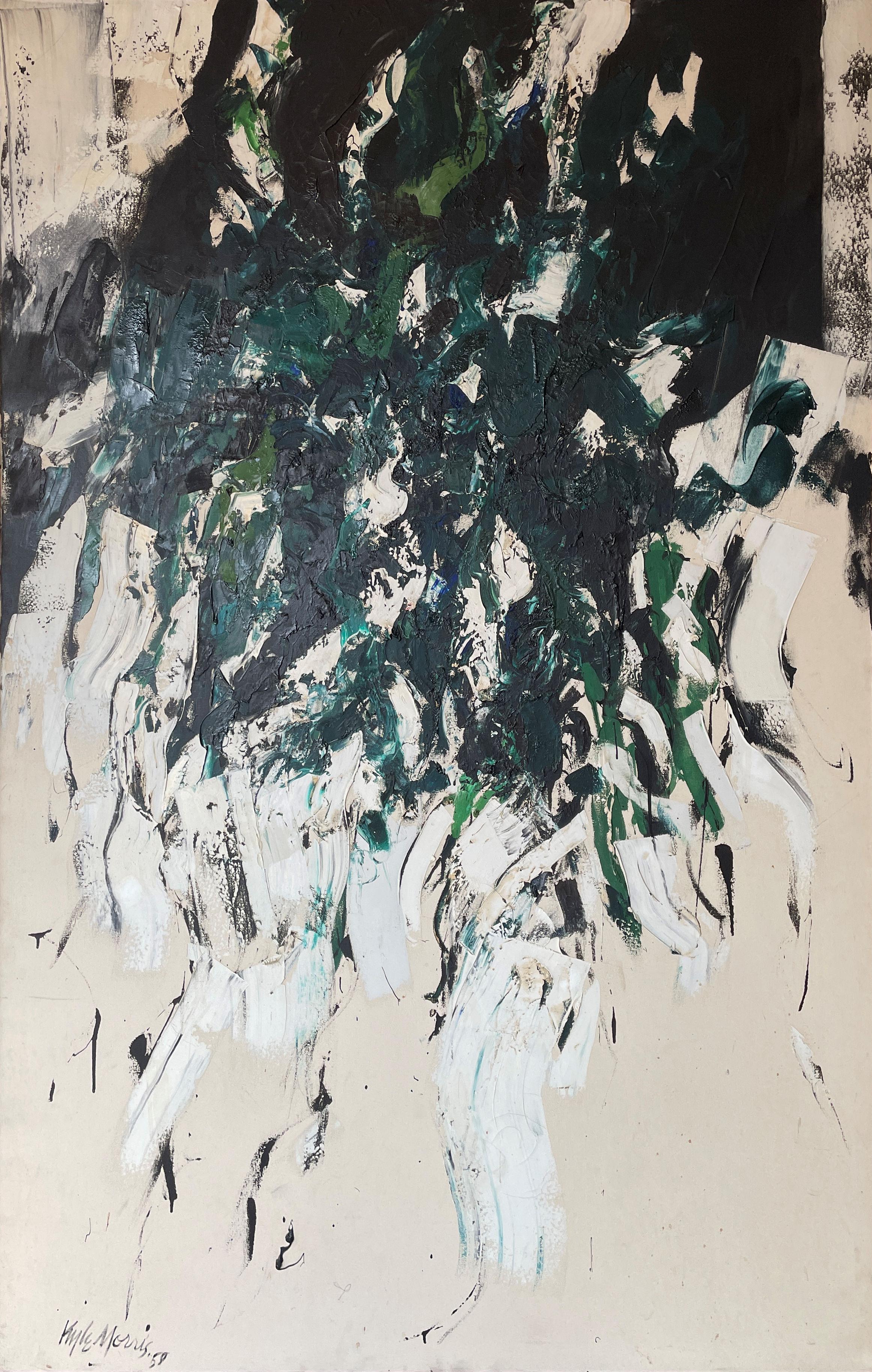 „Pendant Greens“, Kyle Morris, Abstrakter Expressionismus, Joan Mitchell