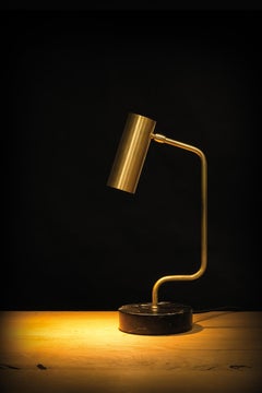 KYLE tavolo - solid brass and marble table lamp