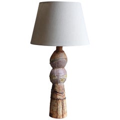 Kyllikki Salmenhaara 'Attribution' Large Studio Table Lamp, Stoneware