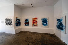 "Central Ave #41" - Spray Paint Resin on Wood