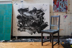 "Crossroads 3" - Acrylic, Flashe, Spray Paint on Canvas