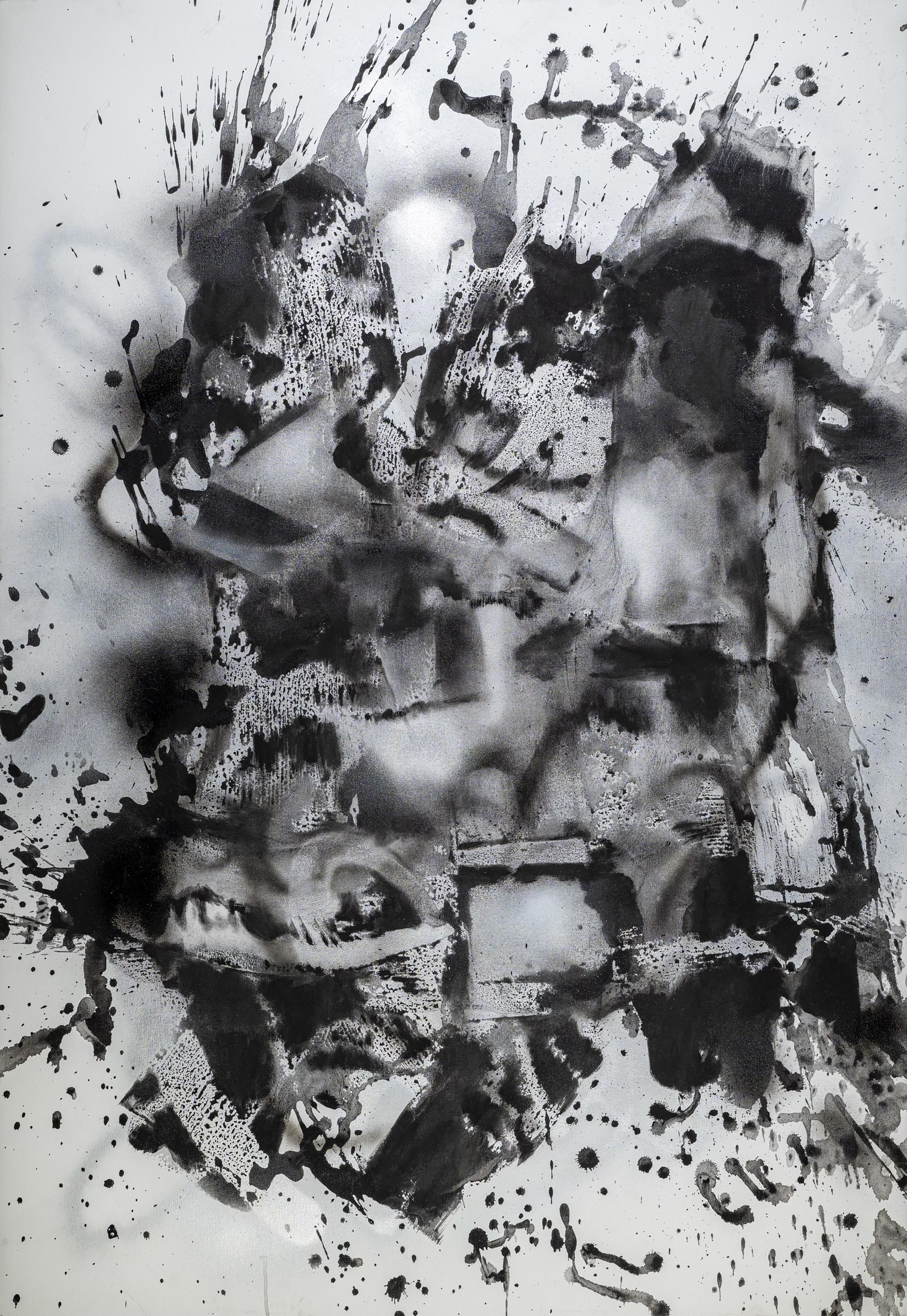Abstract Painting di Kymm Swank - Kinesis 1 - tecnica mista su tela