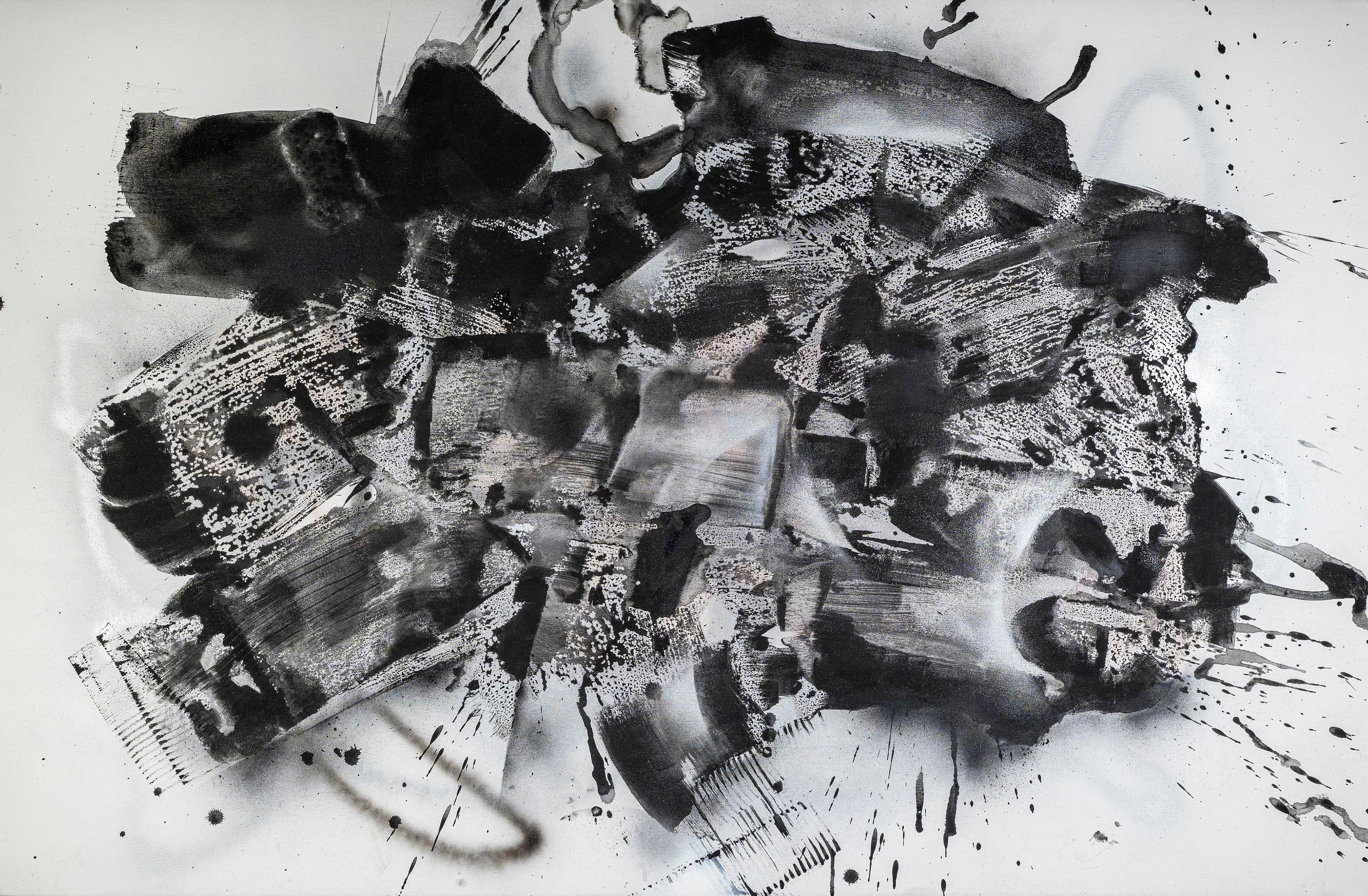 Abstract Painting di Kymm Swank - Kinesis 2 - tecnica mista su tela