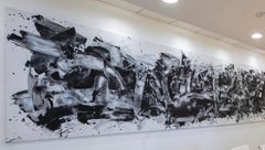 Robert Johnson's 7th String - mixed media on canvas