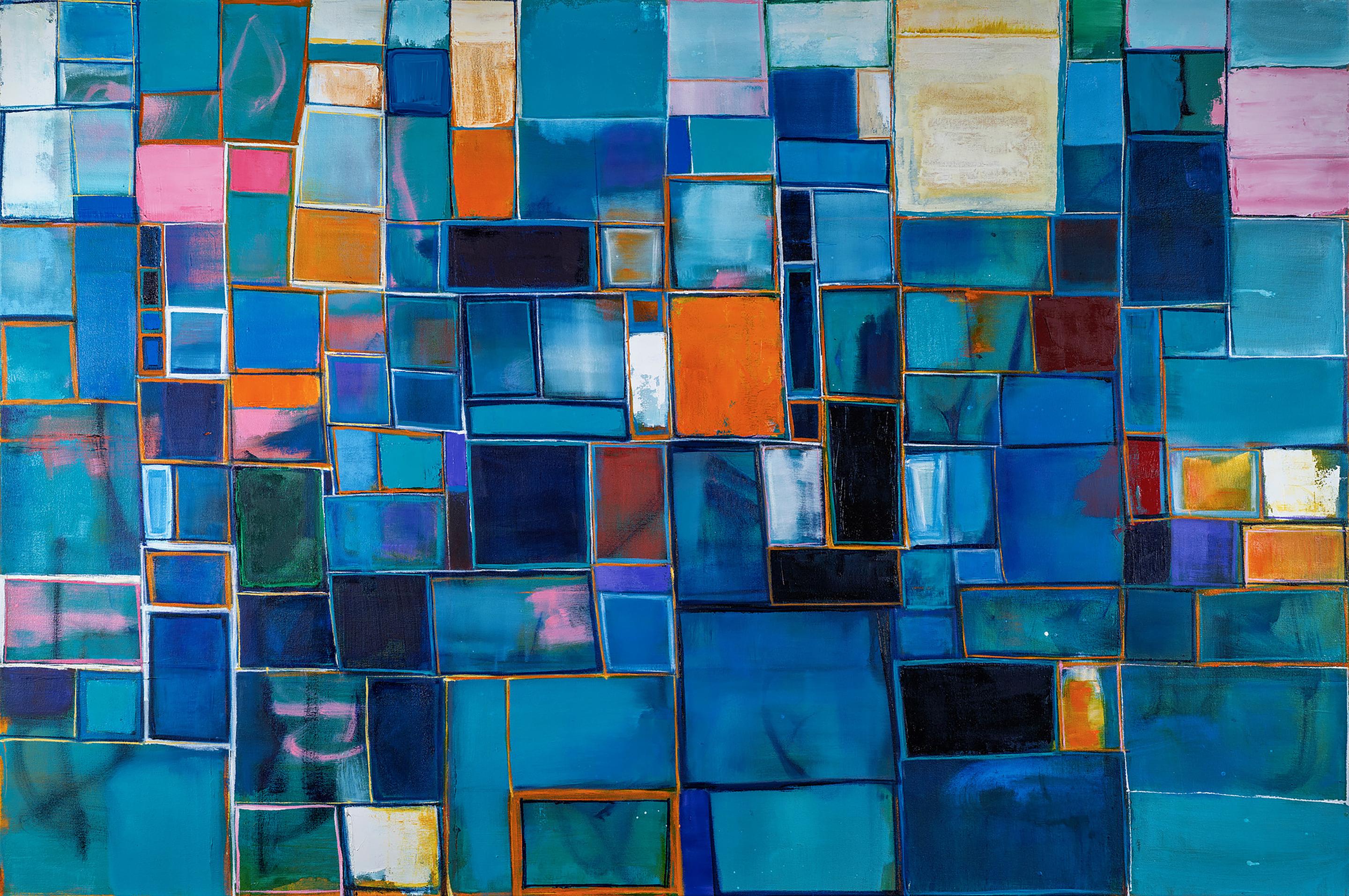 Structure 202 - oil on canvas