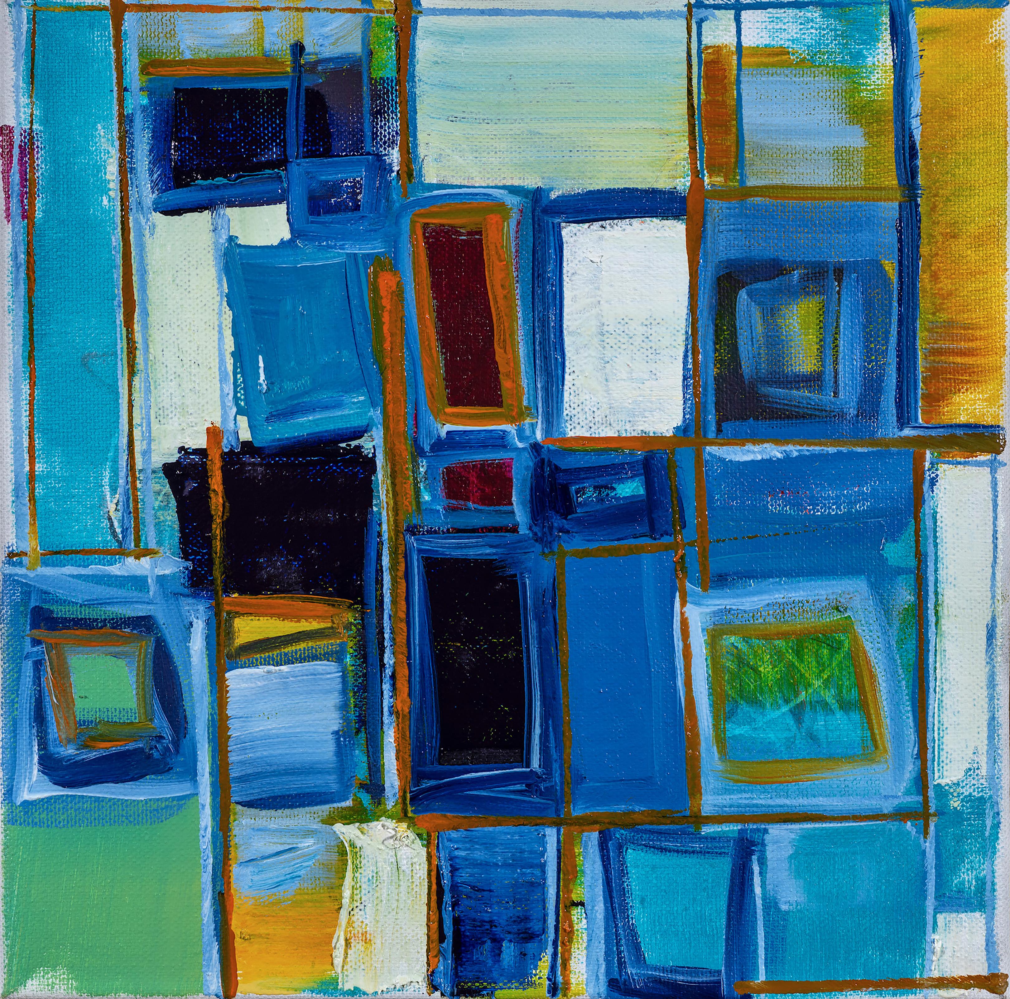 Kymm Swank Abstract Painting – Struktur 203 – Öl auf Leinwand