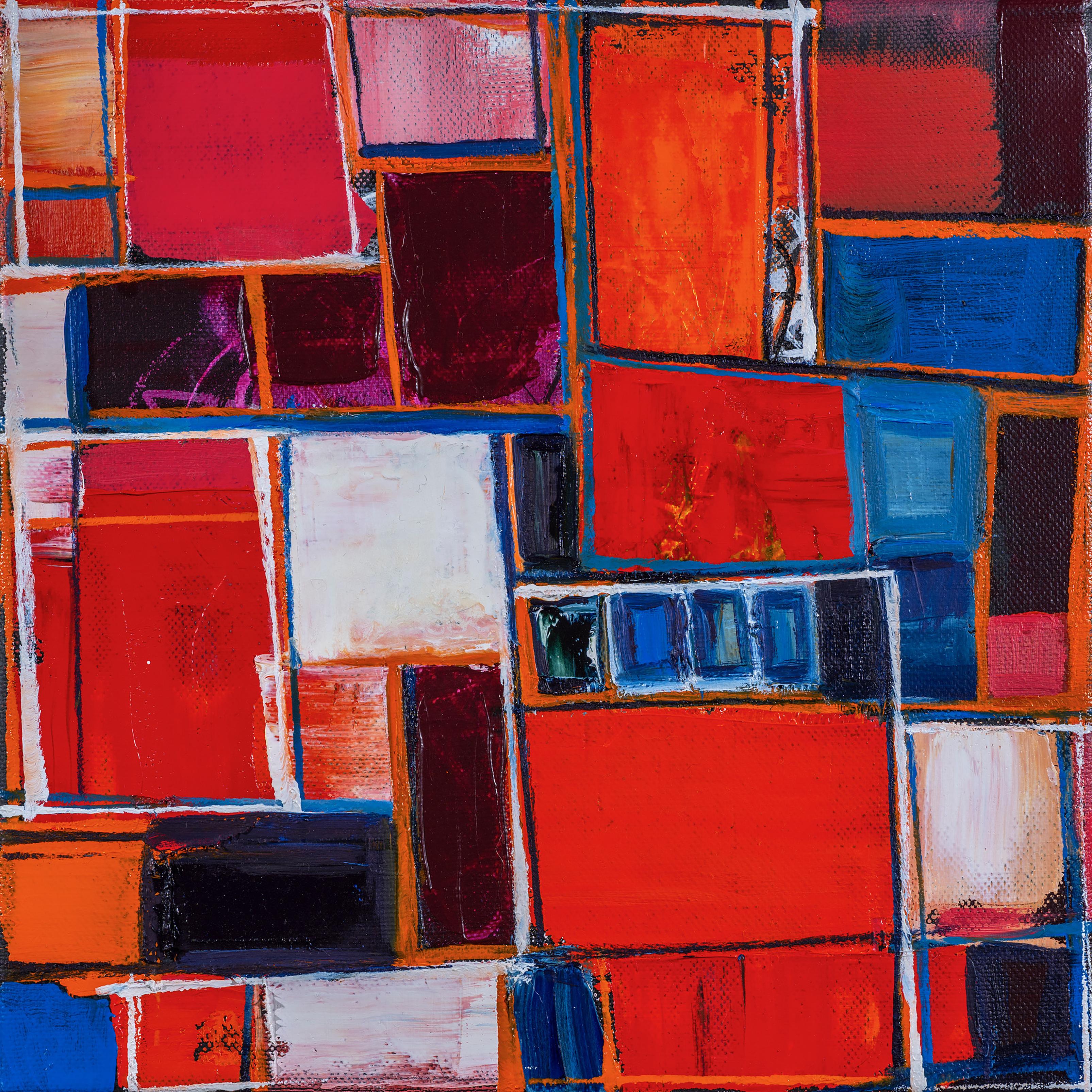 Kymm Swank Abstract Painting – Struktur 204 – Öl auf Leinwand