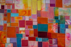 Structure 209 - oil and acrylic on canvas