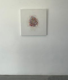 "Berrinche #11 " - técnica mixta sobre lienzo