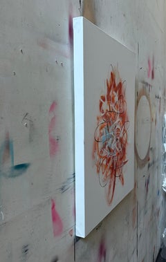 "Tantrum #63" - mixed media on canvas